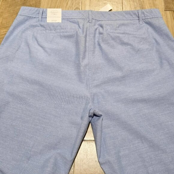 New Talbots 18WP Petite Light Blue Relaxed Chino Ankle Pants Trouser Women 41x27 - Picture 10 of 15